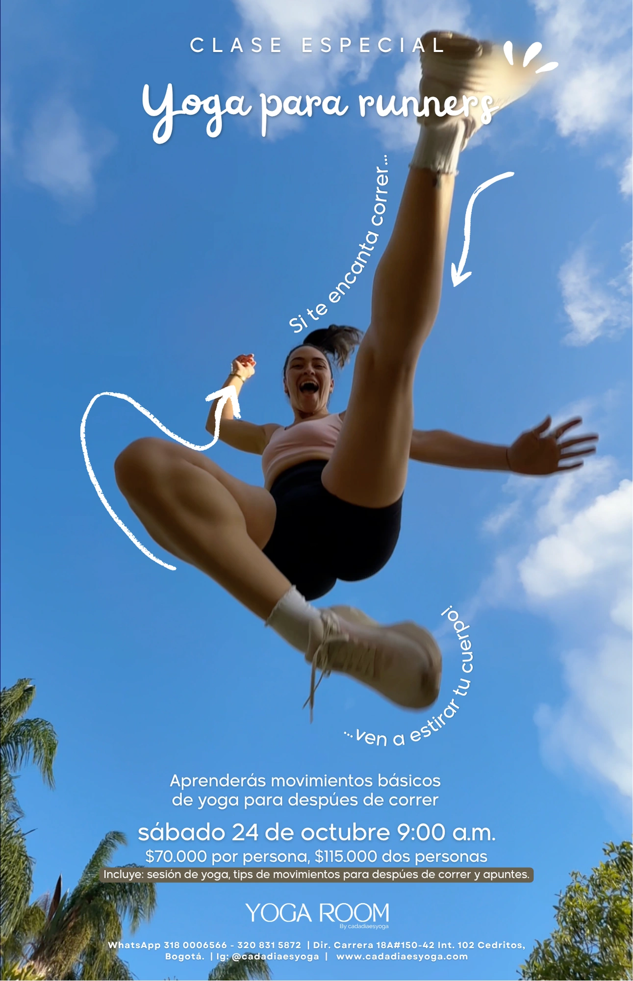 Clase especial de yoga para runners
